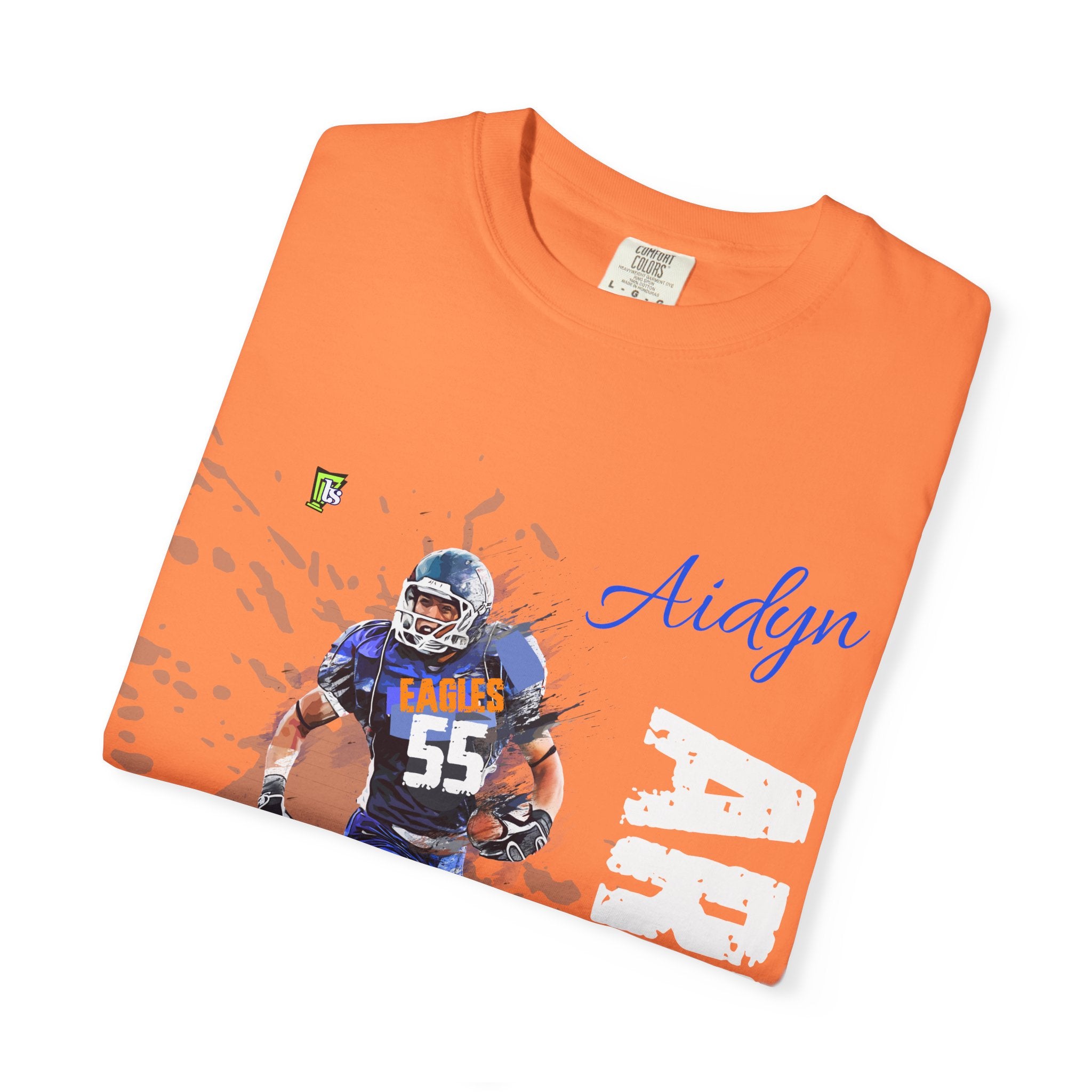 Customizable High School Football Player Name Tee Team Number Game Day Shirt