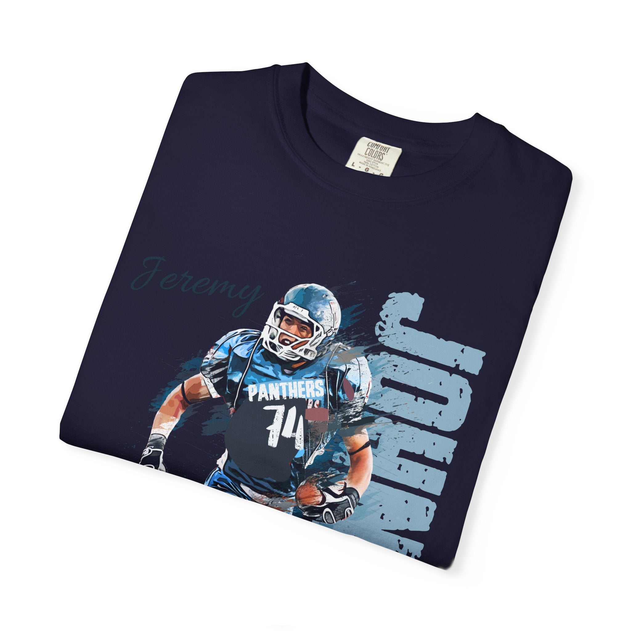 Football Spirit Shirt- Blue White & Navy