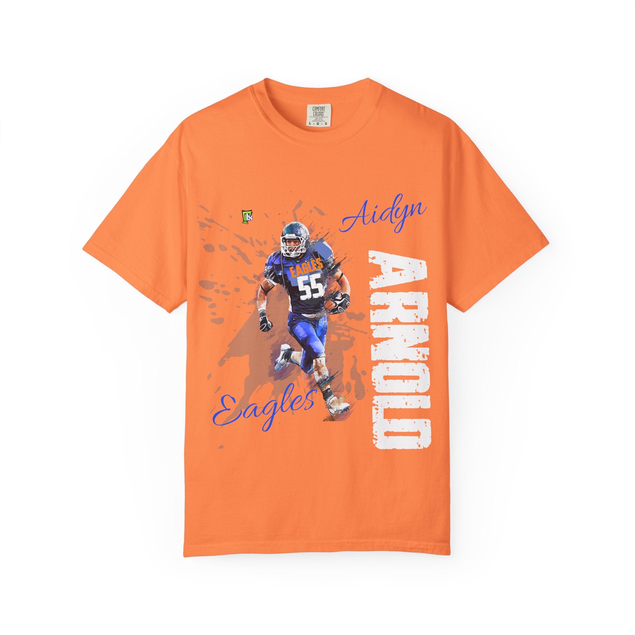 Customizable High School Football Player Name Tee Team Number Game Day Shirt