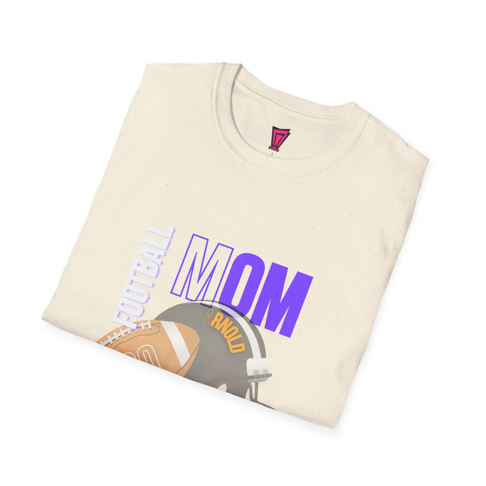 Football Mom T-Shirt — Personalized Team Helmet Wildcats Tee