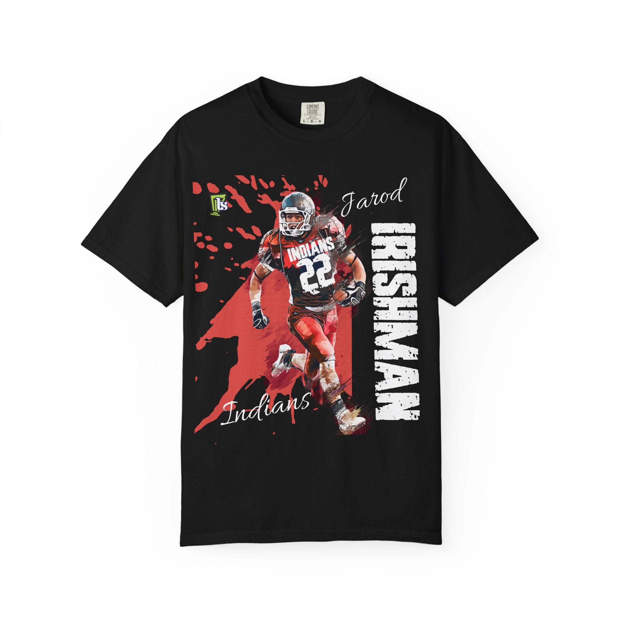 FOOTBALL SPIRIT SHIRT | Red & Black