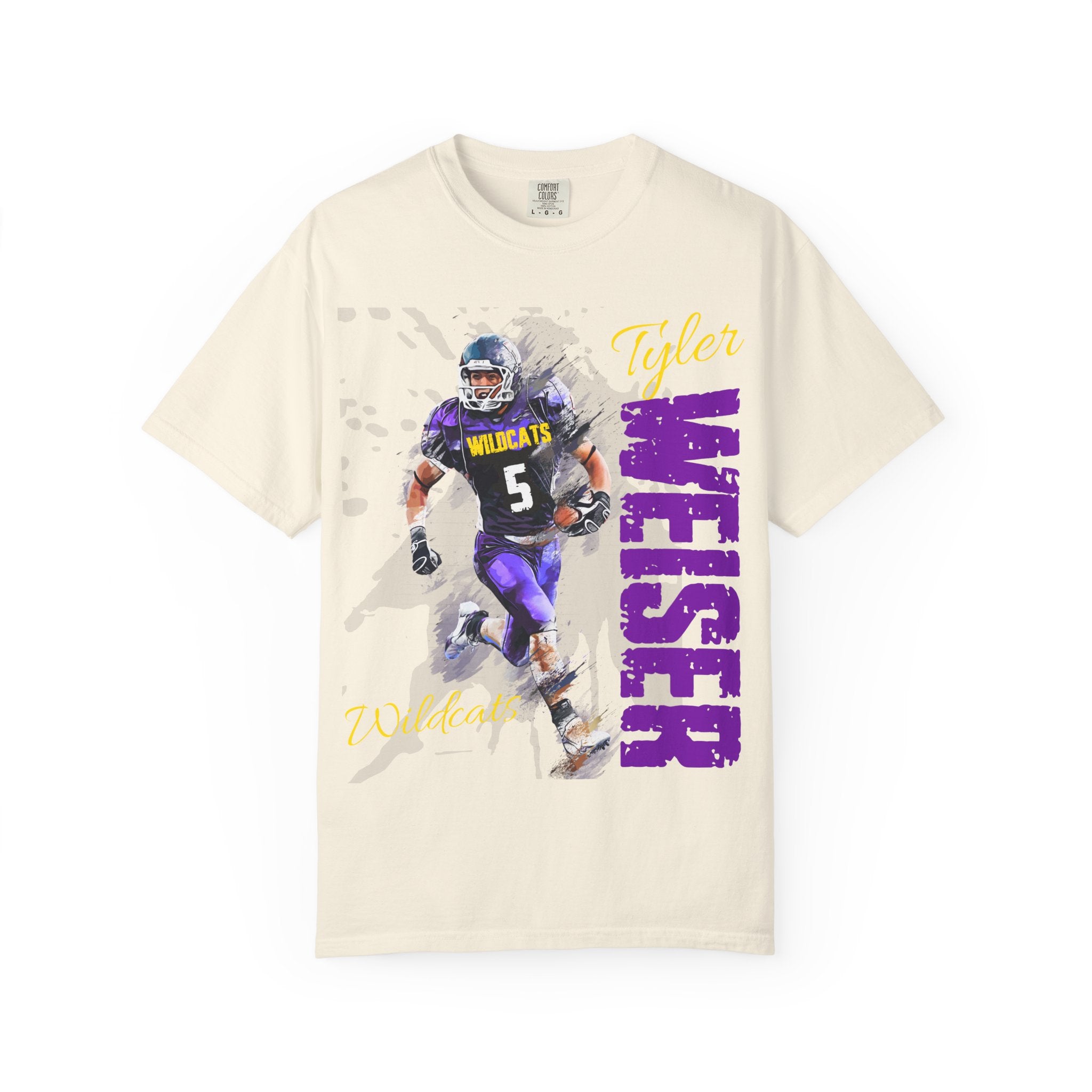 FOOTBALL SPIRIT SHIRT| PURPLE & GOLD