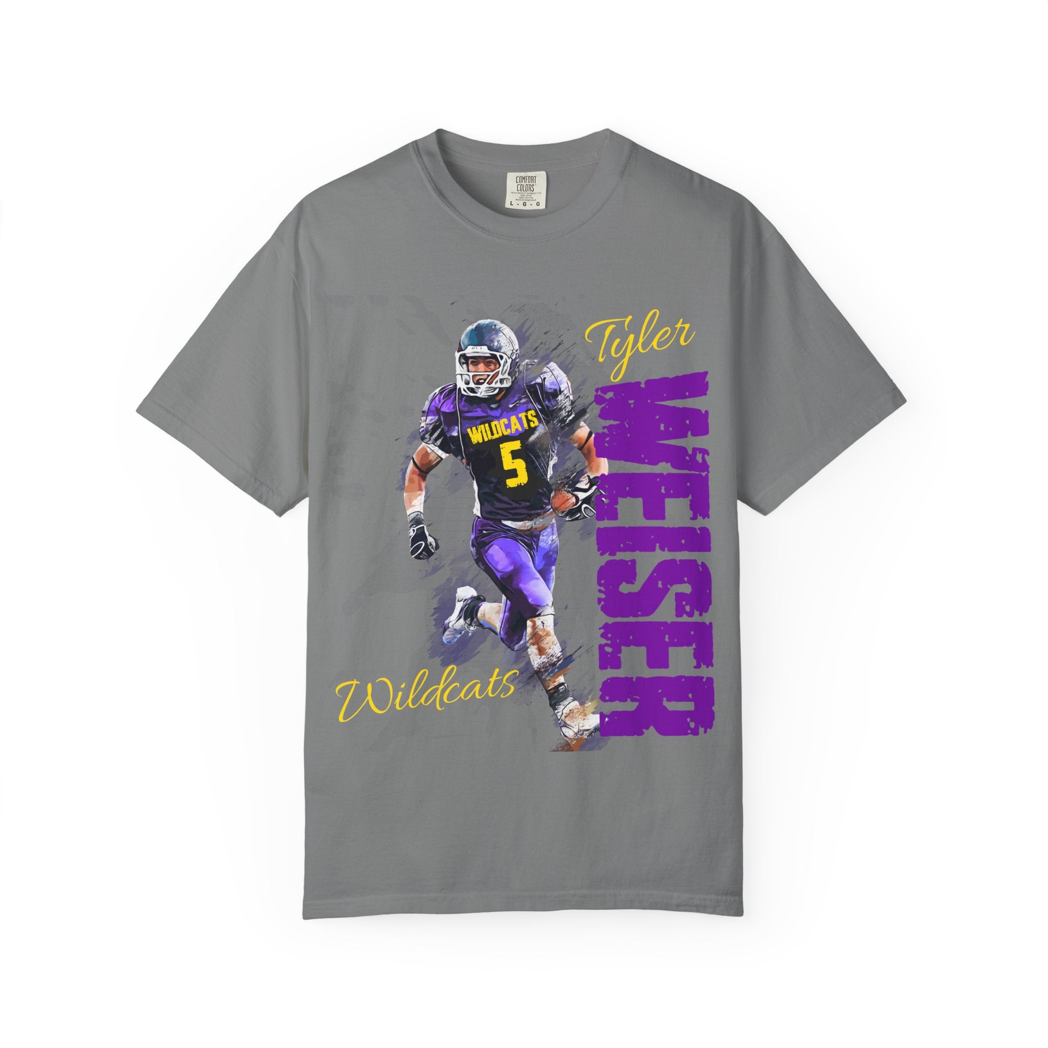 FOOTBALL SPIRIT SHIRT| PURPLE & GOLD