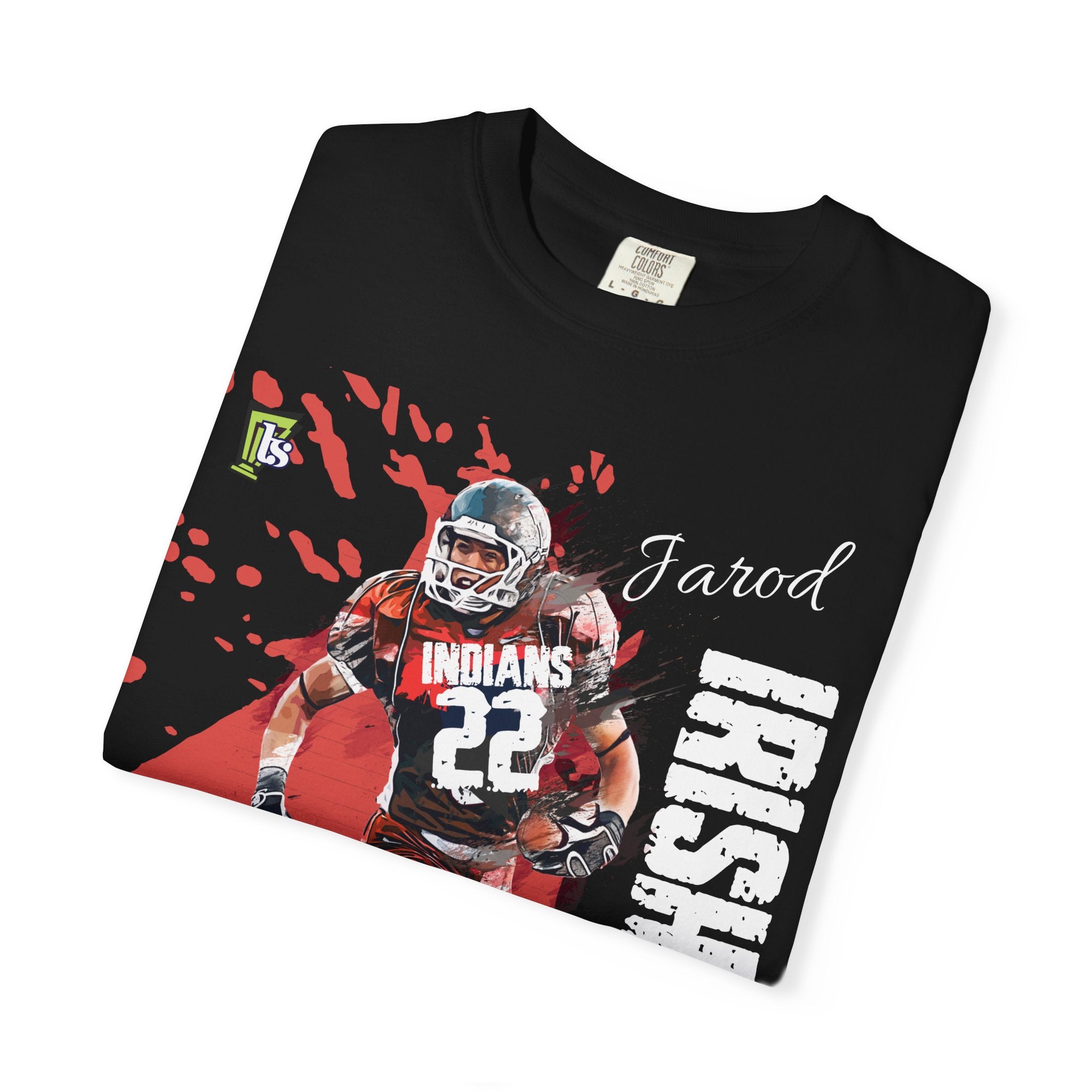 FOOTBALL SPIRIT SHIRT | Red & Black
