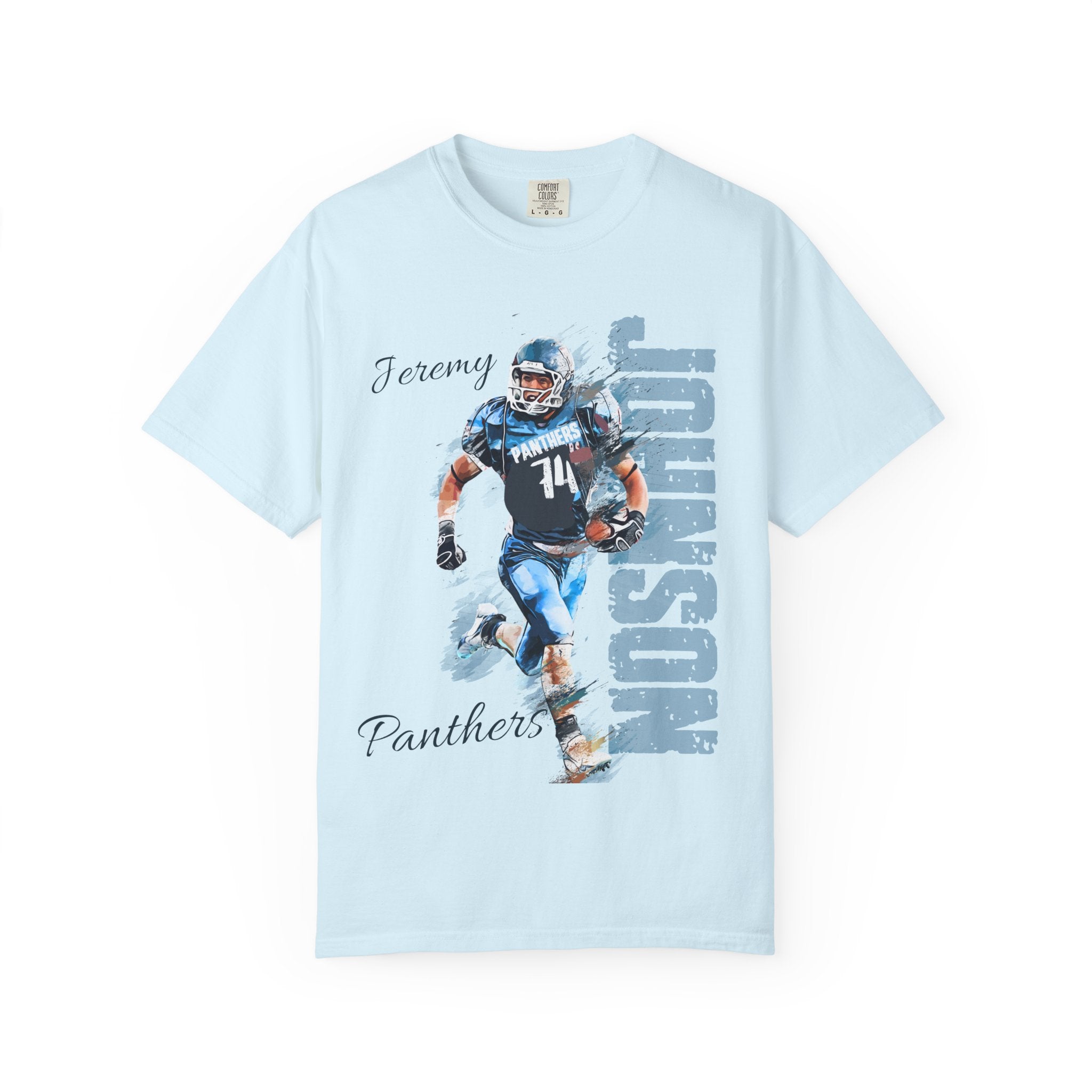 Football Spirit Shirt- Blue White & Navy