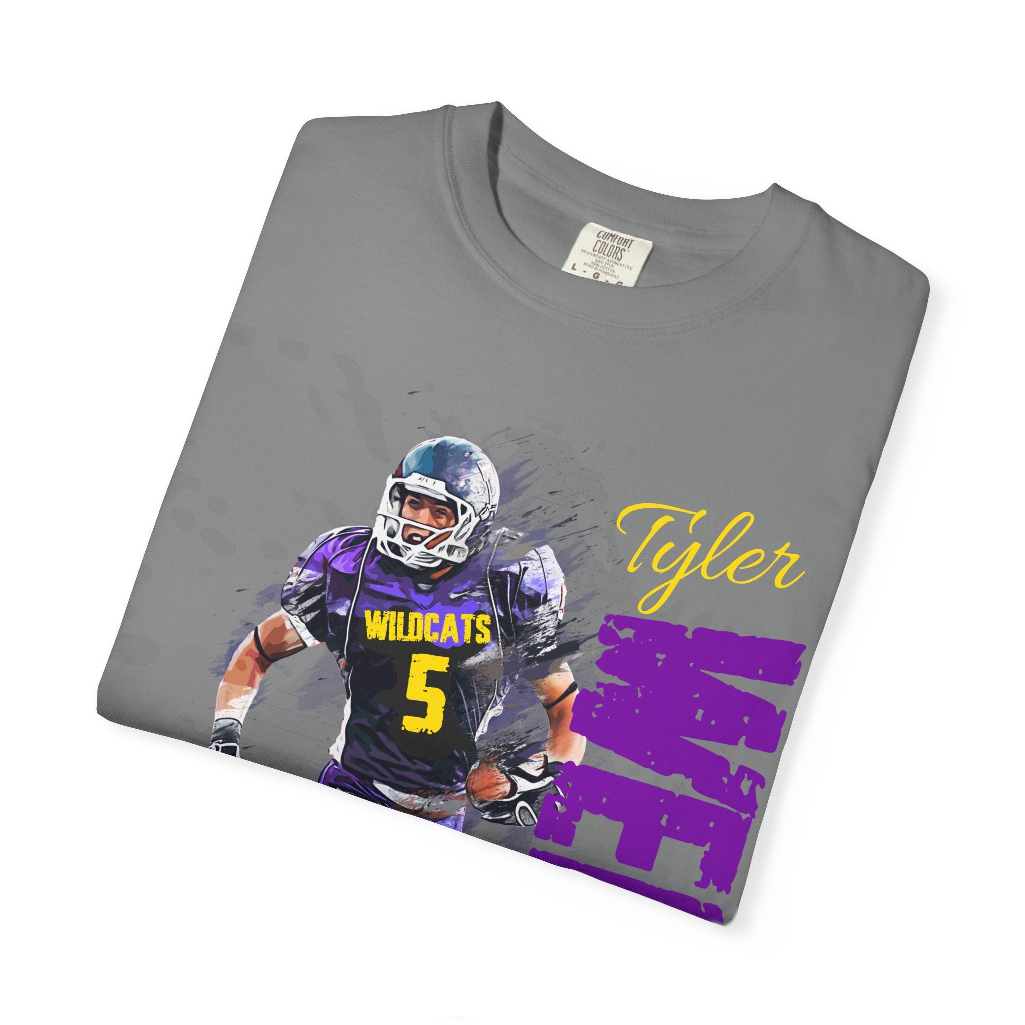 FOOTBALL SPIRIT SHIRT| PURPLE & GOLD