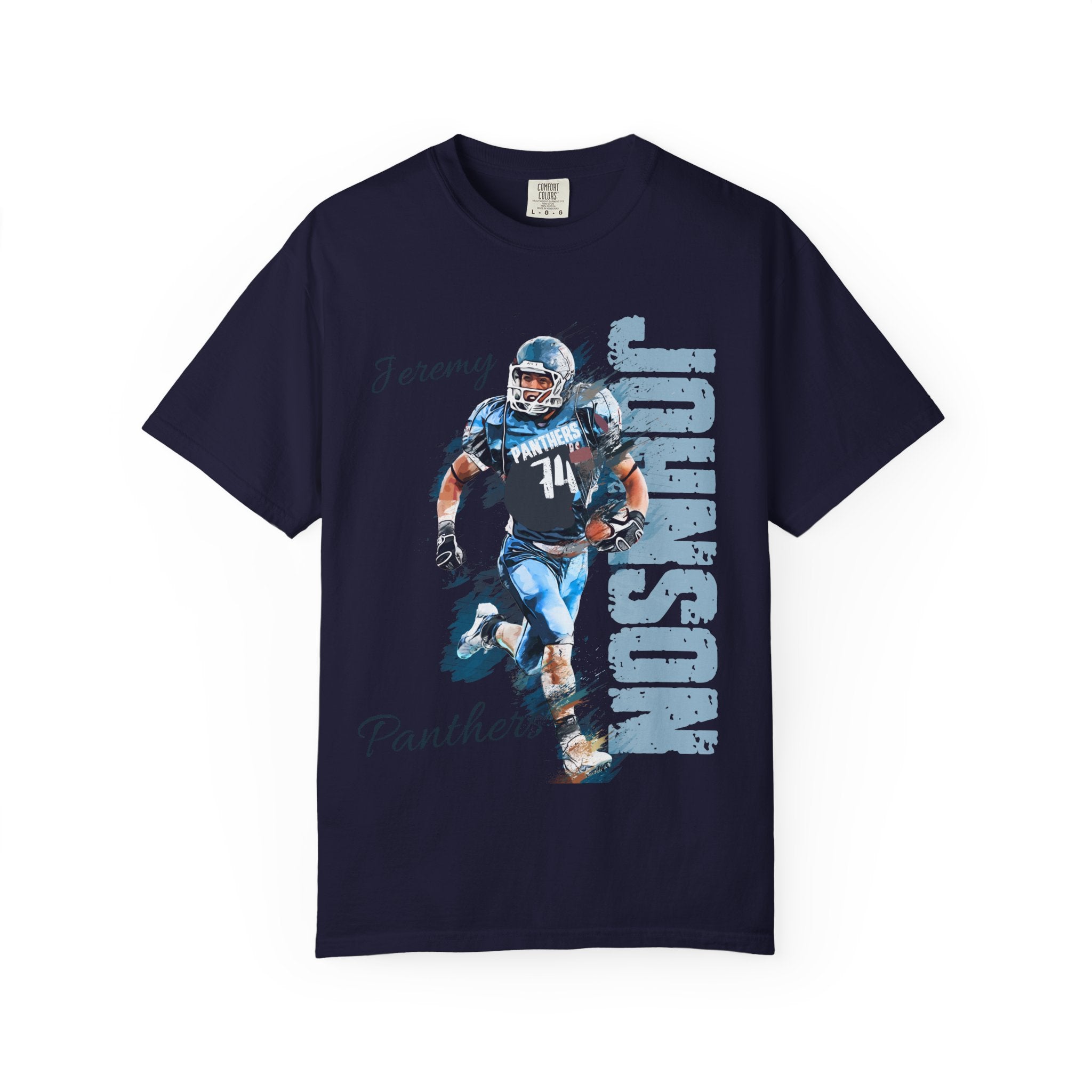 Football Spirit Shirt- Blue White & Navy