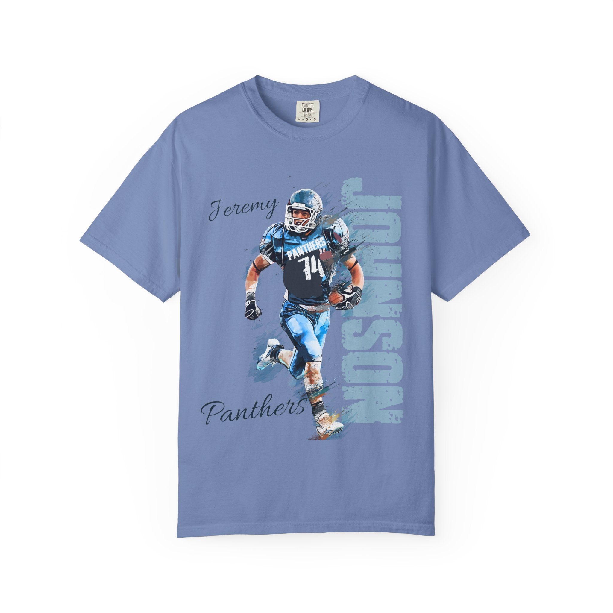 Football Spirit Shirt- Blue White & Navy