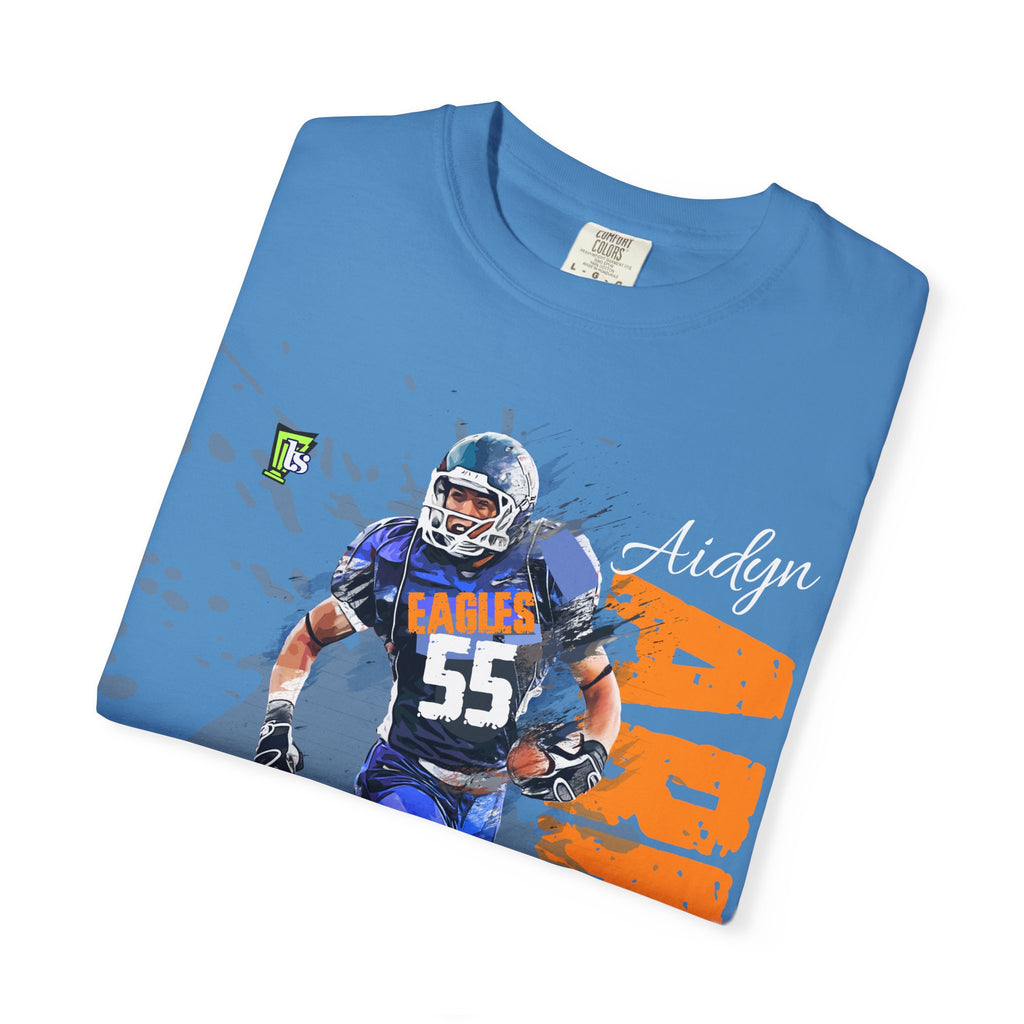 Customizable High School Football Player Name Tee Team Number Game Day Shirt