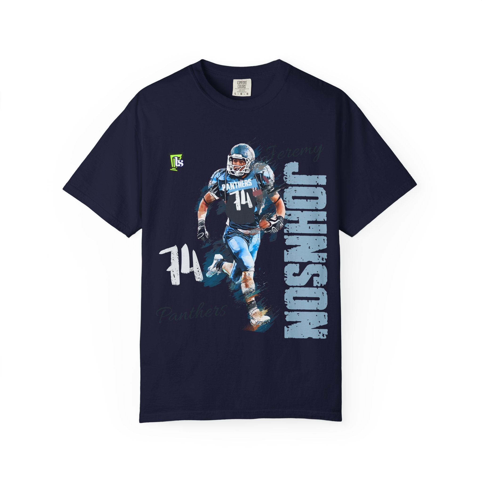 Football Spirit Shirt- Blue White & Navy
