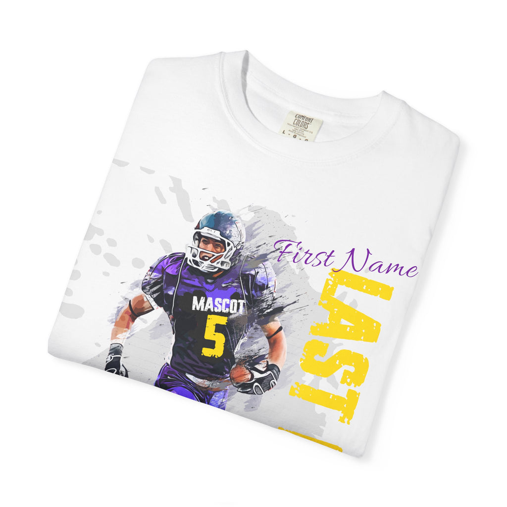 FOOTBALL SPIRIT SHIRT| PURPLE & GOLD