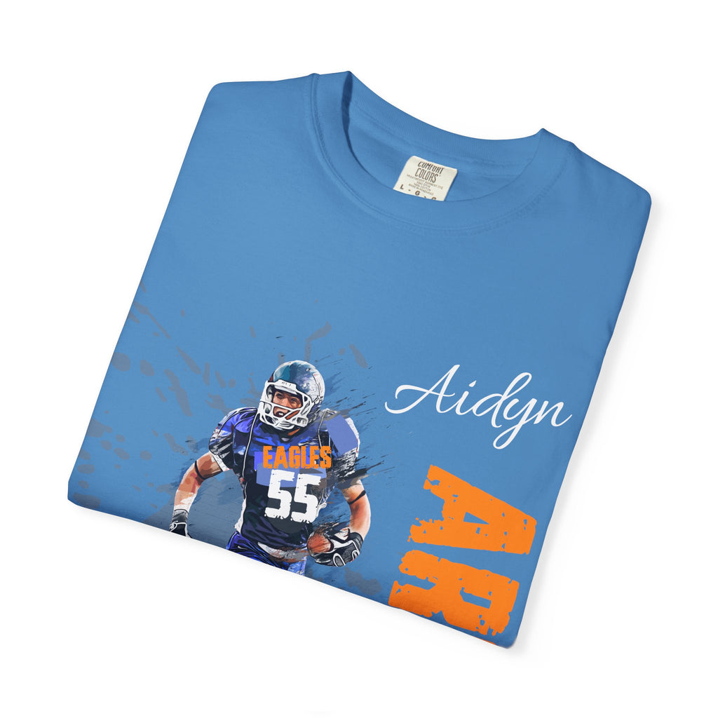 FOOTBALL SPIRIT SHIRT | BLUE & ORANGE