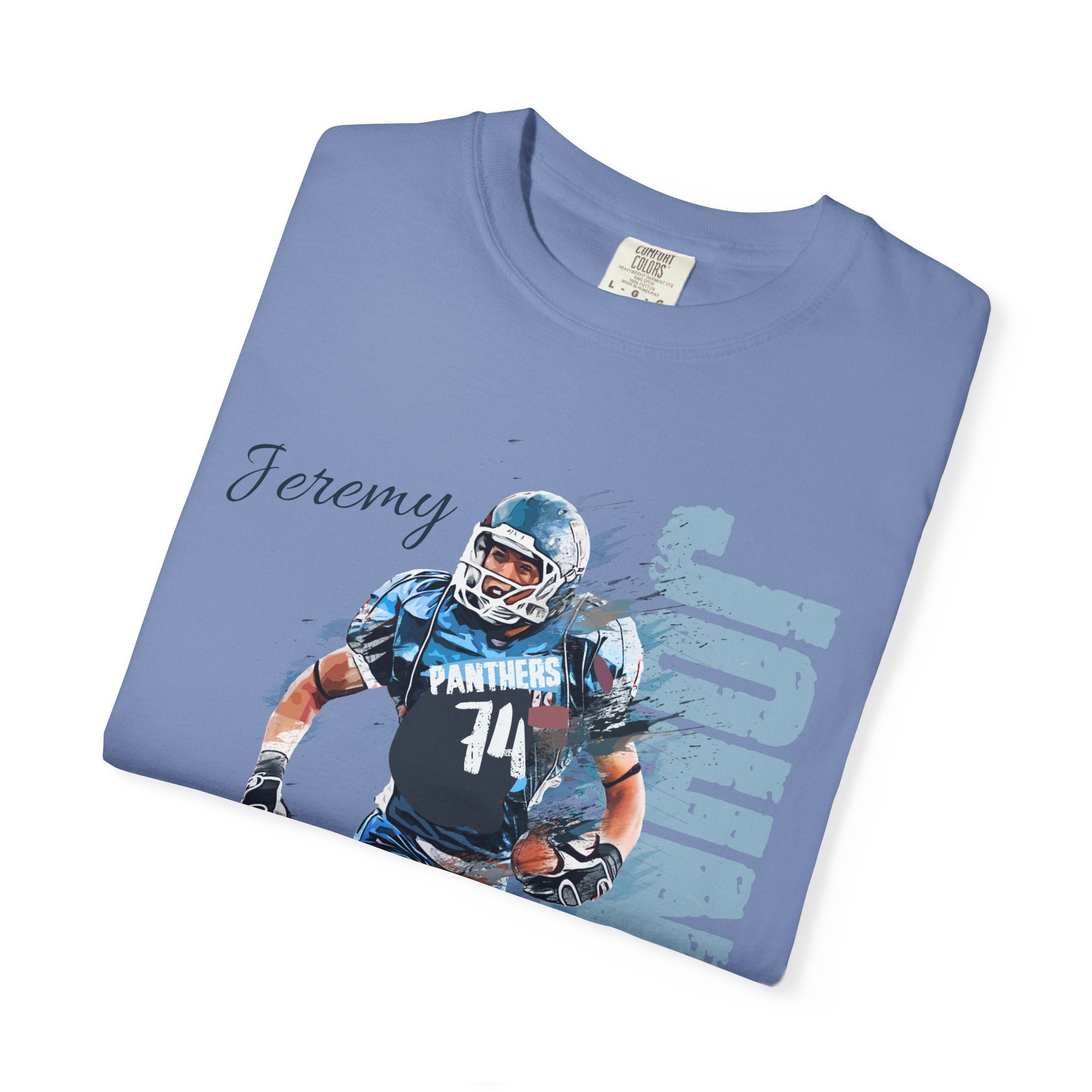 Football Spirit Shirt- Blue White & Navy