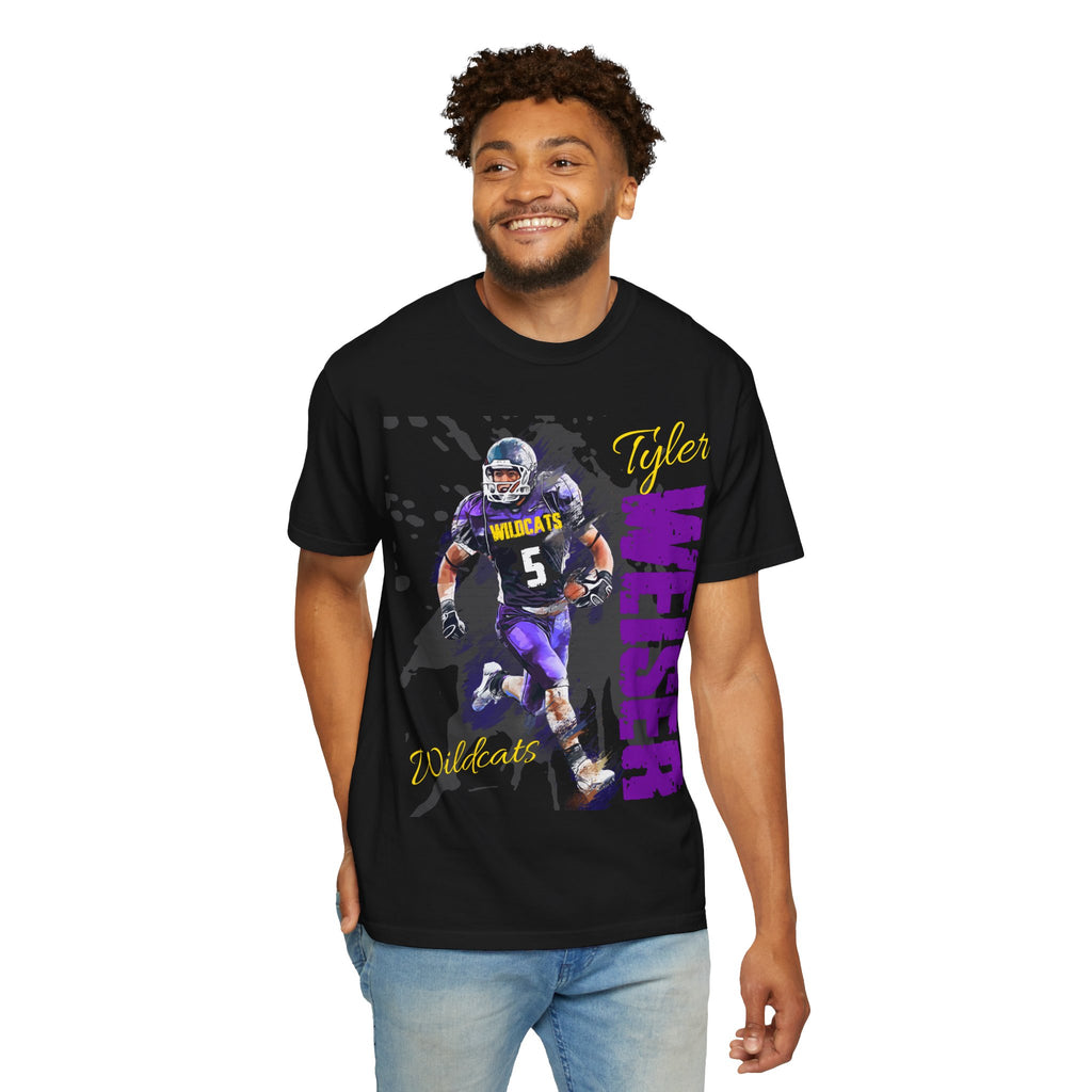 FOOTBALL SPIRIT SHIRT| PURPLE & GOLD