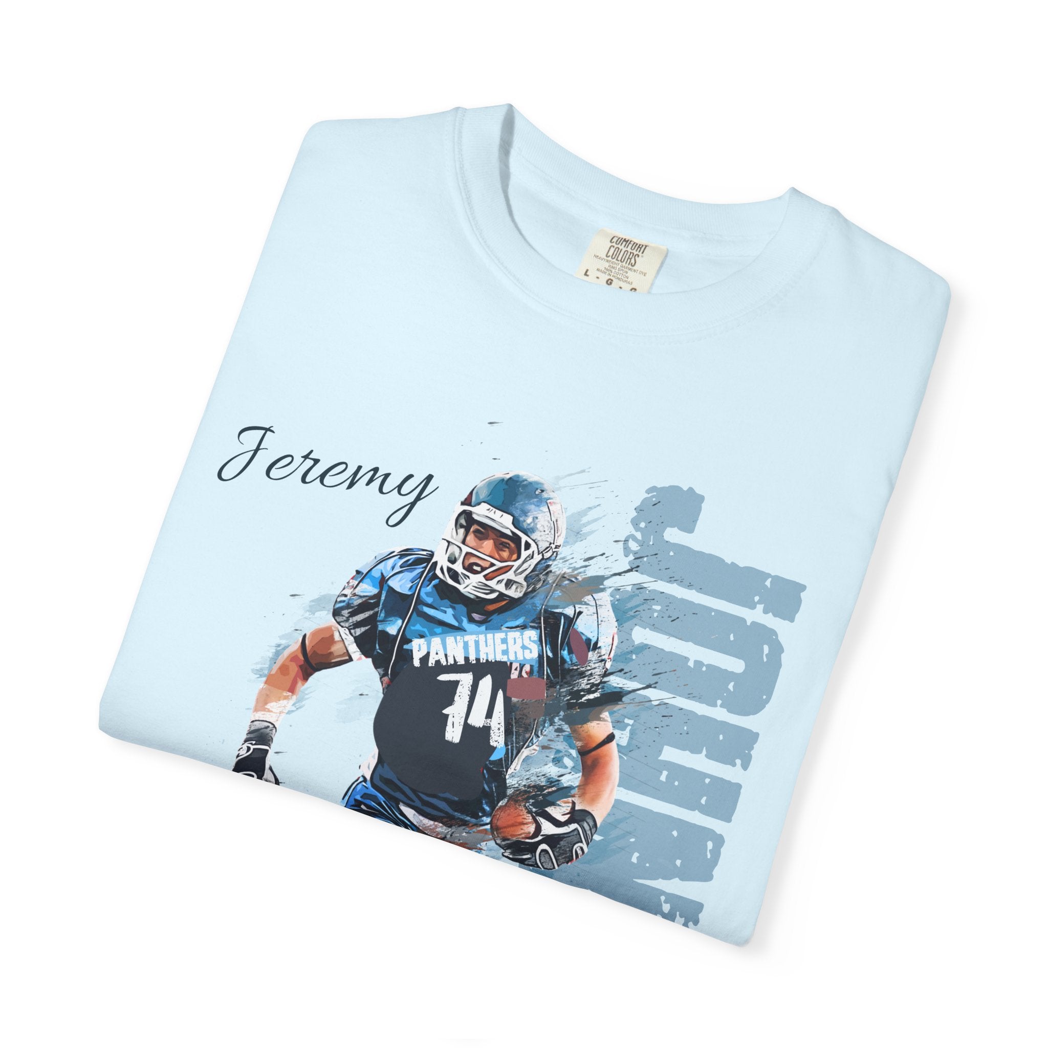 Football Spirit Shirt- Blue White & Navy
