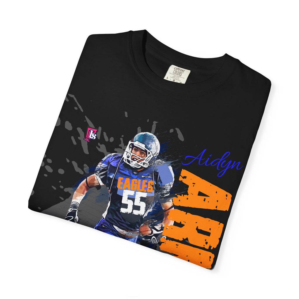 Customizable High School Football Player Name Tee Team Number Game Day Shirt