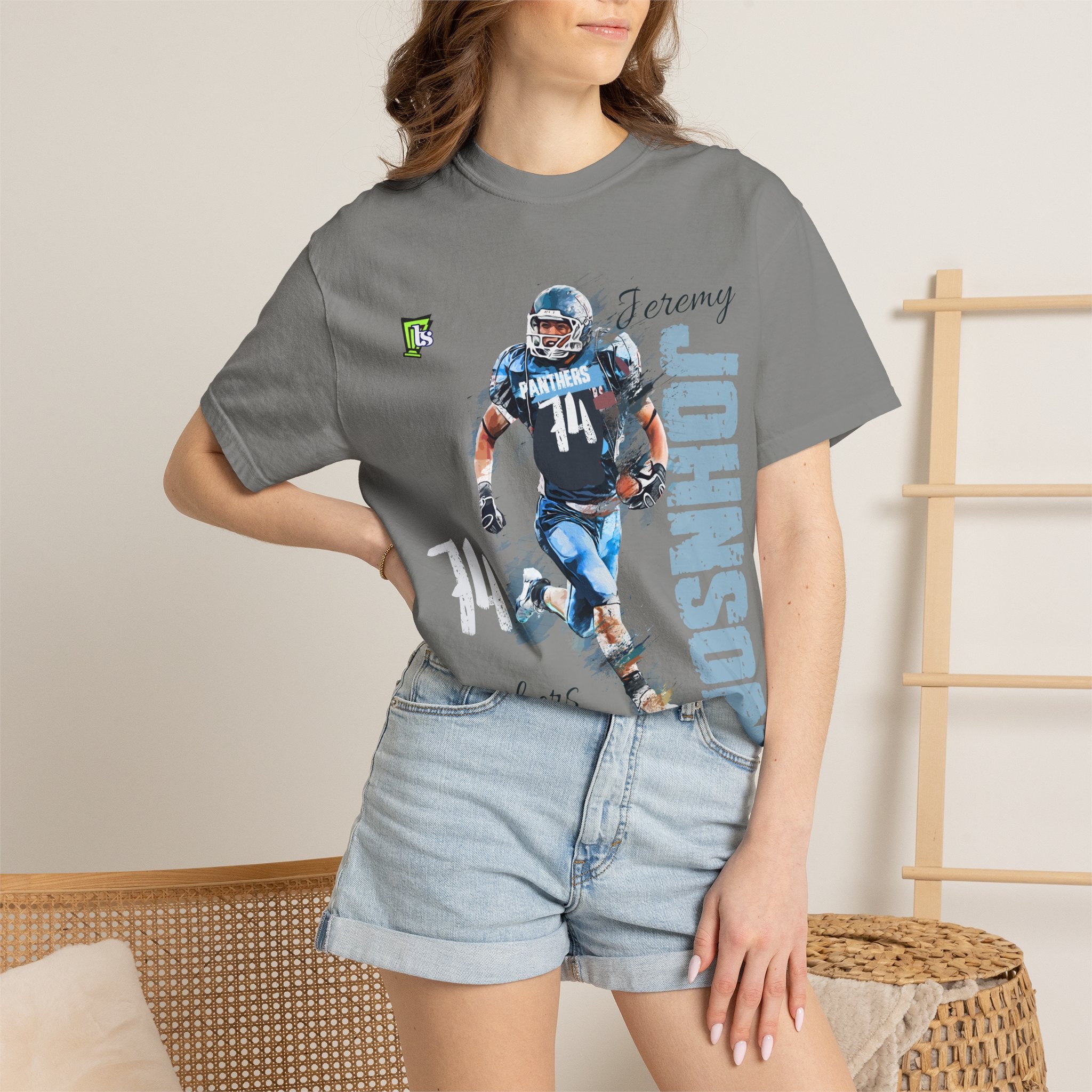 Football Spirit Shirt- Blue White & Navy