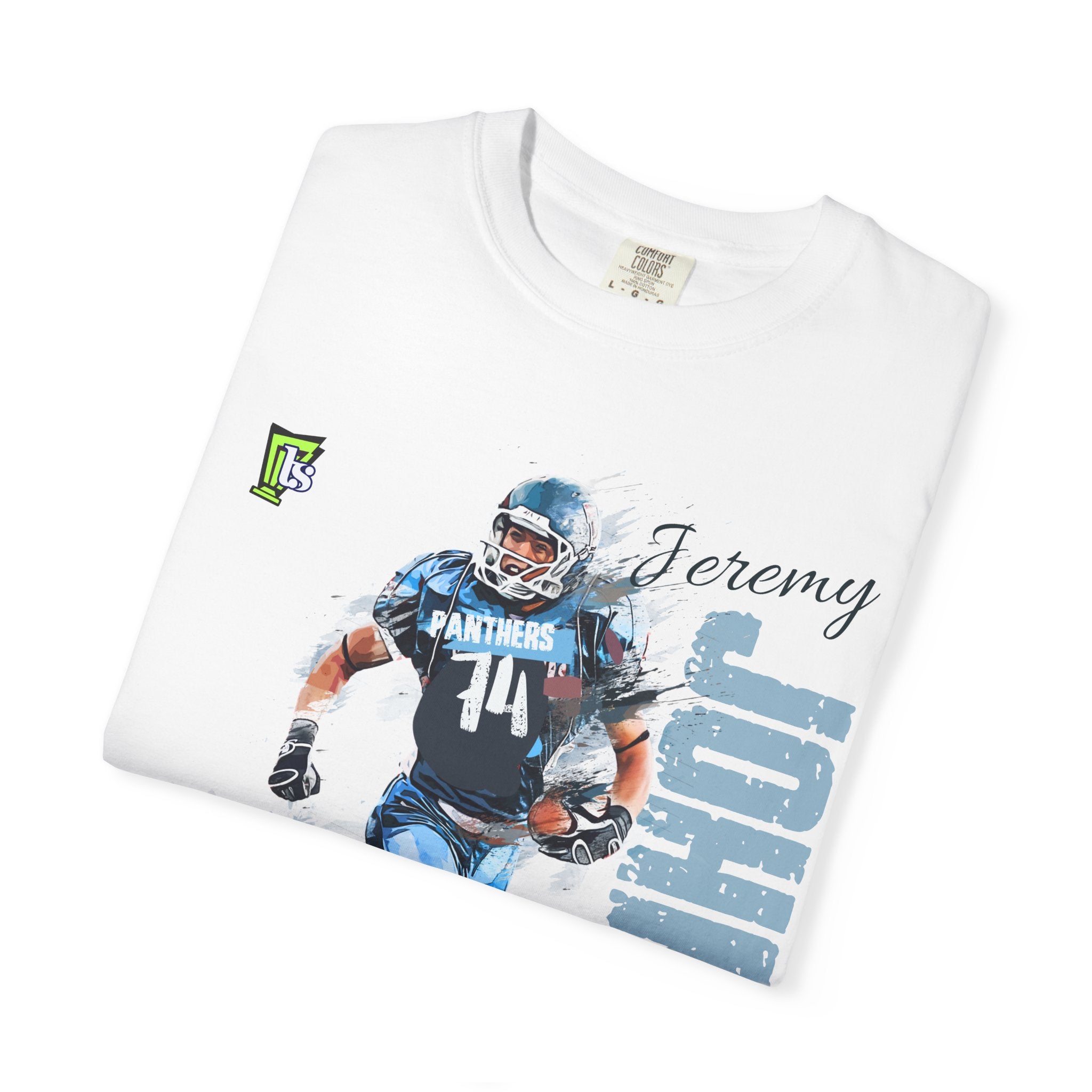 Football Spirit Shirt- Blue White & Navy