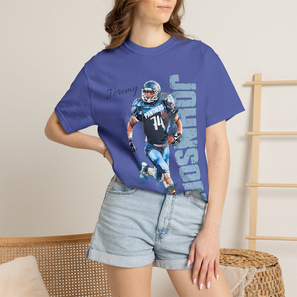 Football Spirit Shirt- Blue White & Navy