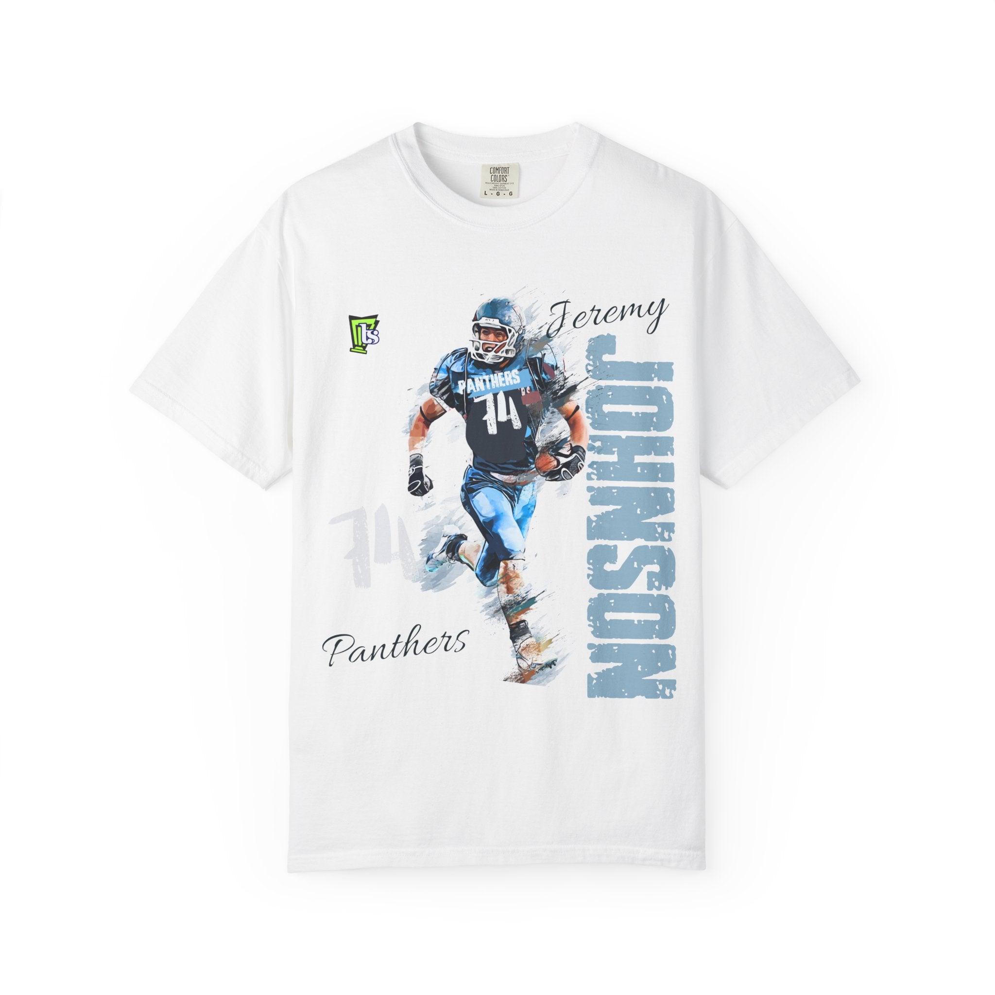 Football Spirit Shirt- Blue White & Navy