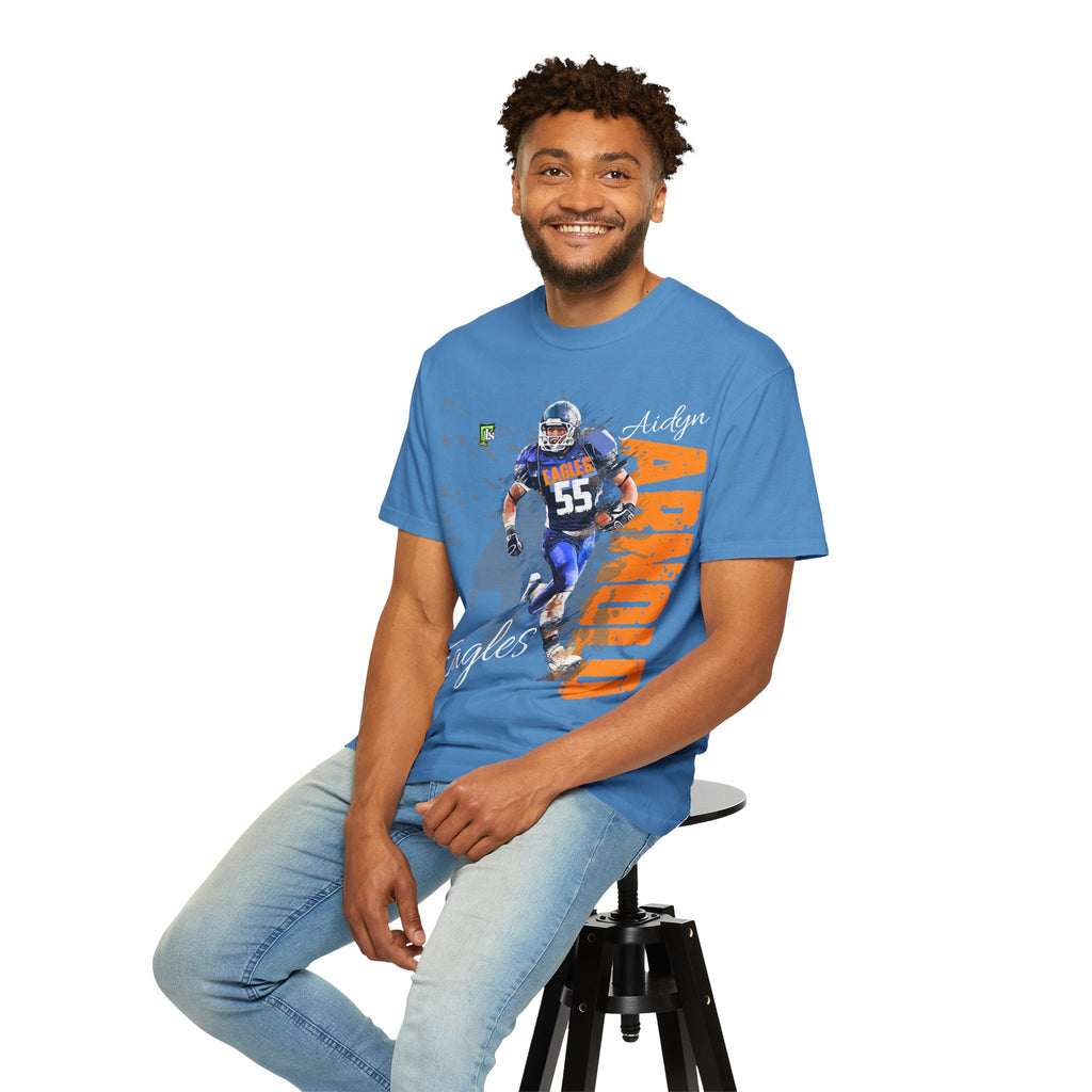 Customizable High School Football Player Name Tee Team Number Game Day Shirt