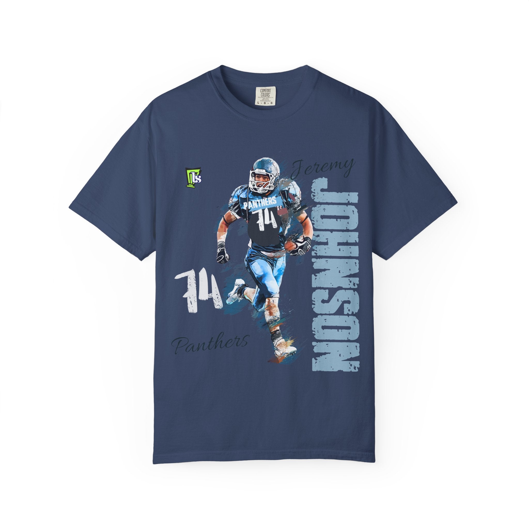 Football Spirit Shirt- Blue White & Navy