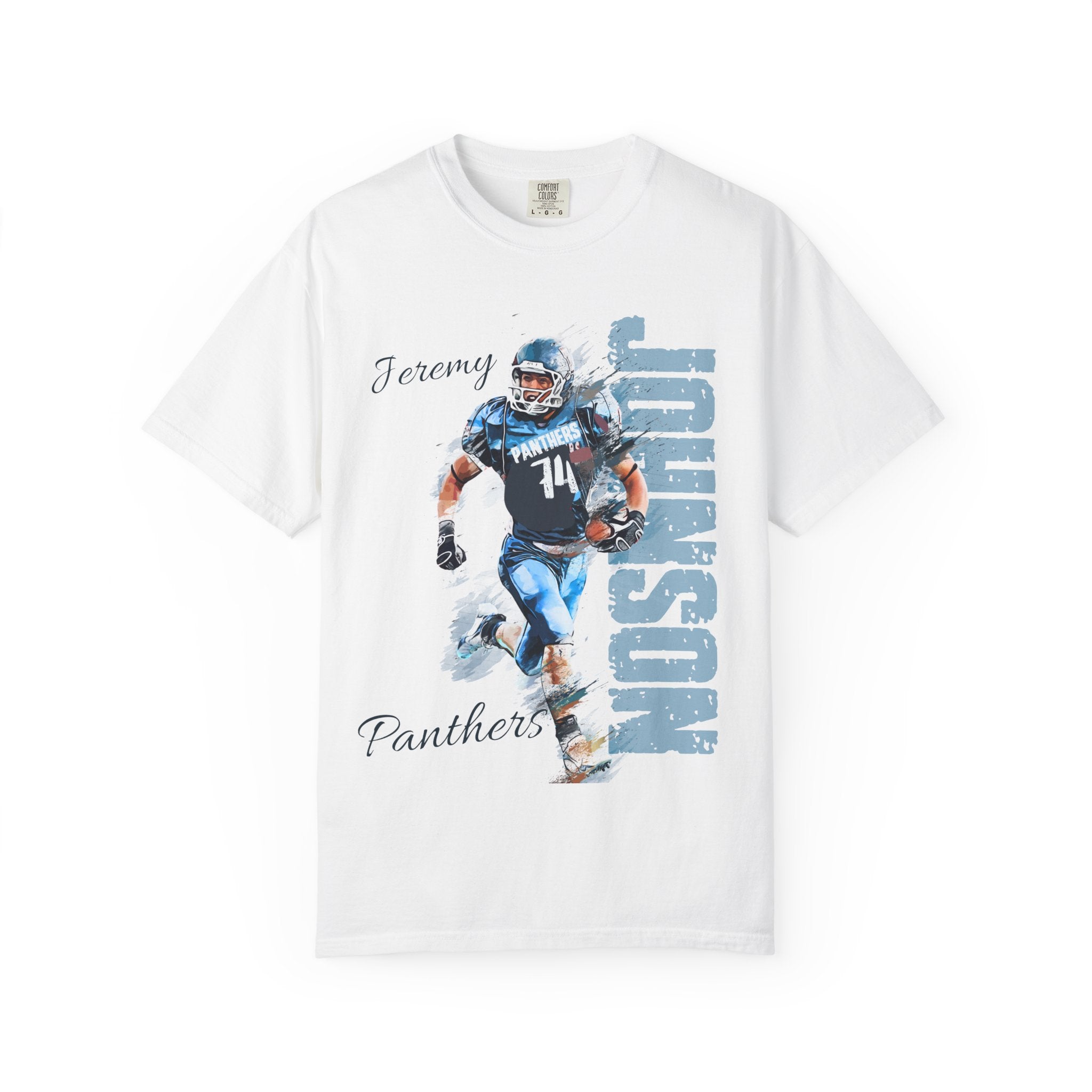 Football Spirit Shirt- Blue White & Navy