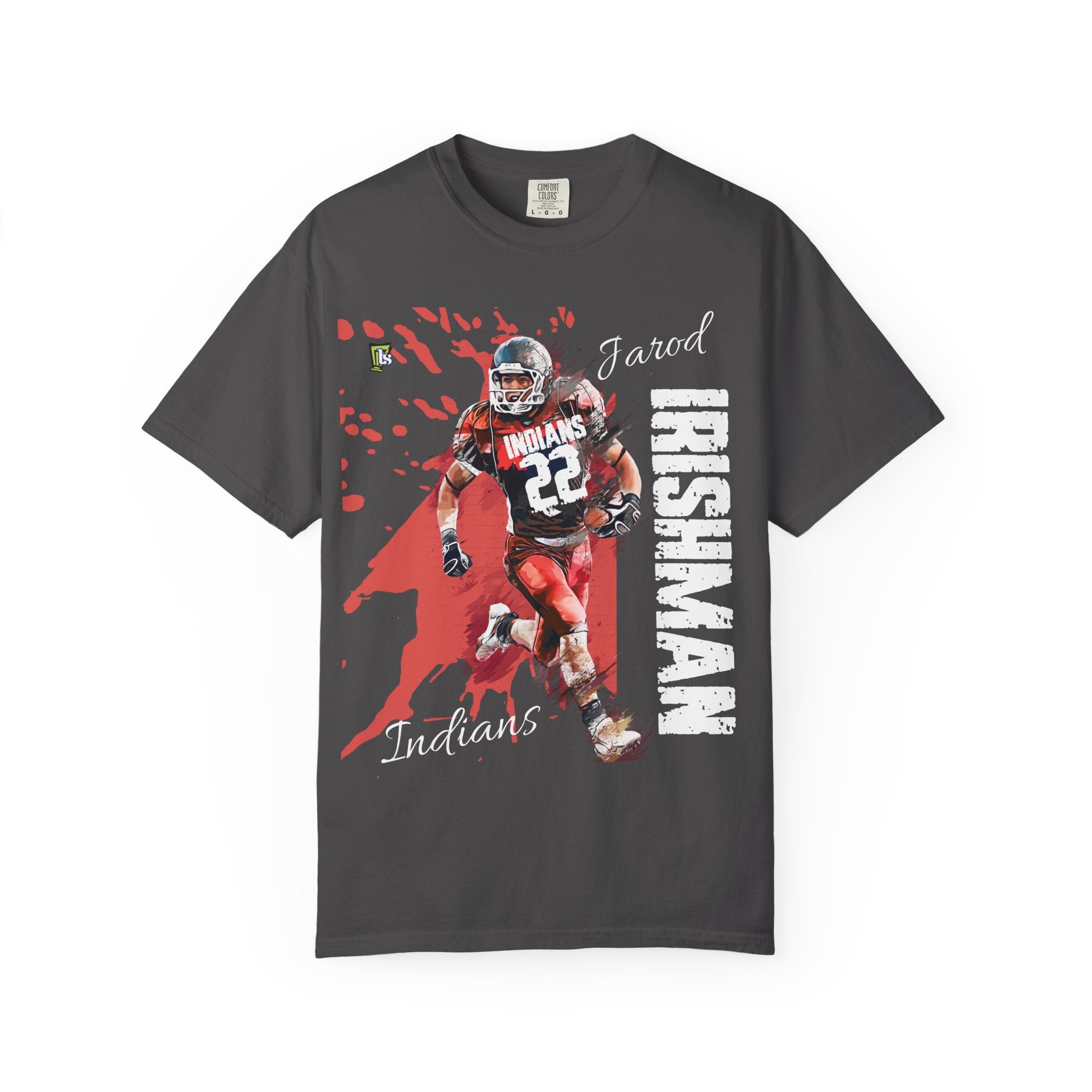 FOOTBALL SPIRIT SHIRT | Red & Black