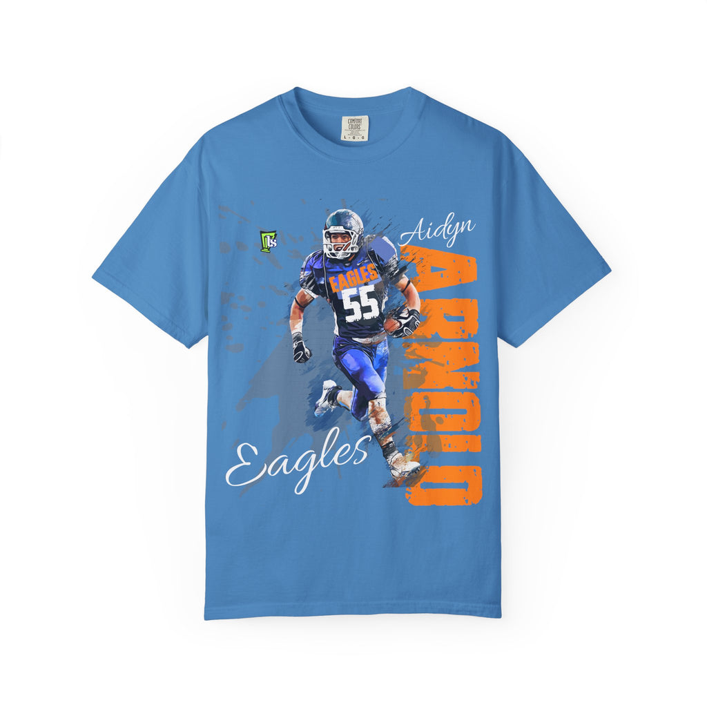Customizable High School Football Player Name Tee Team Number Game Day Shirt