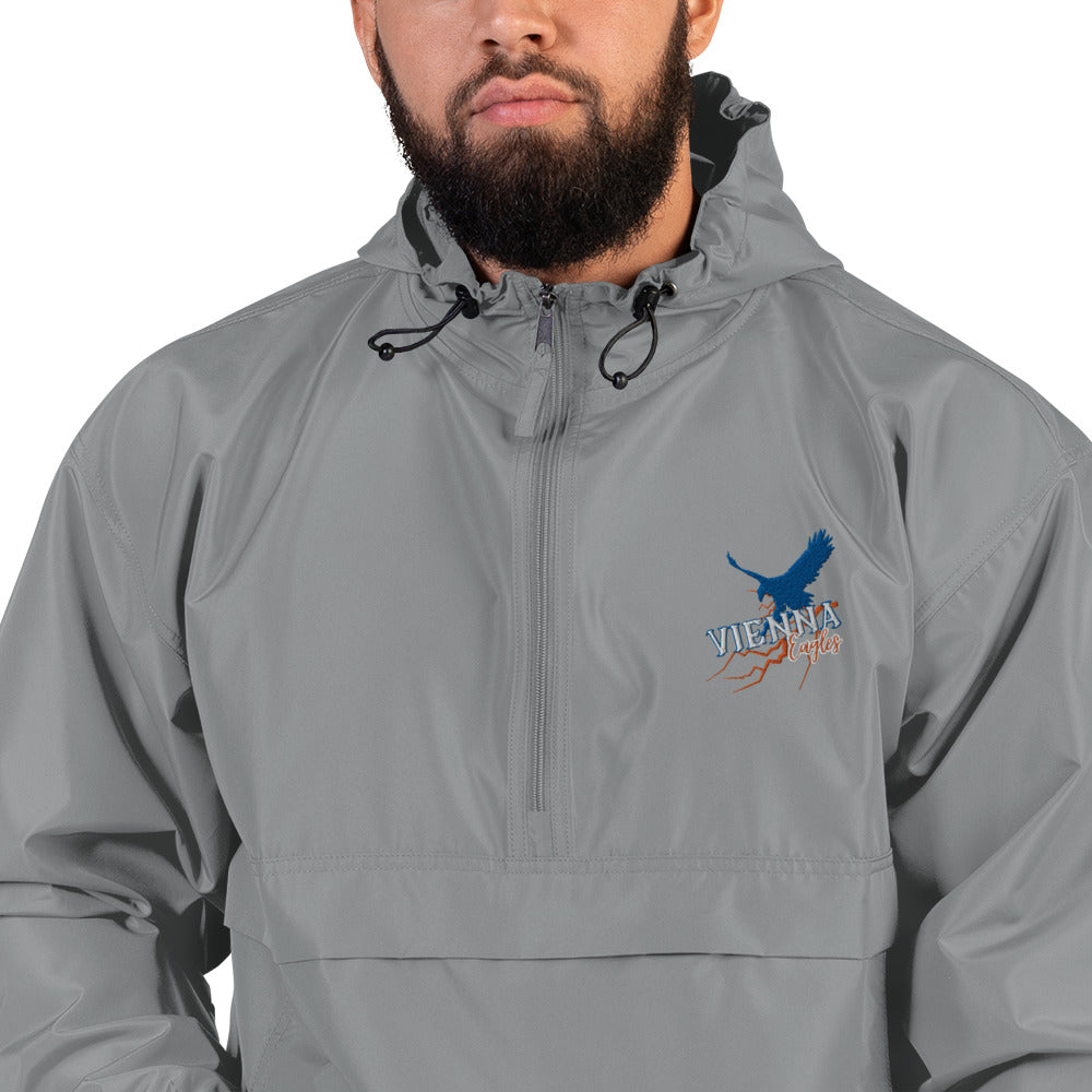 Vienna Eagles Electrified Embroidered Champion Pullover Jacket - Team Spirit Apparel 