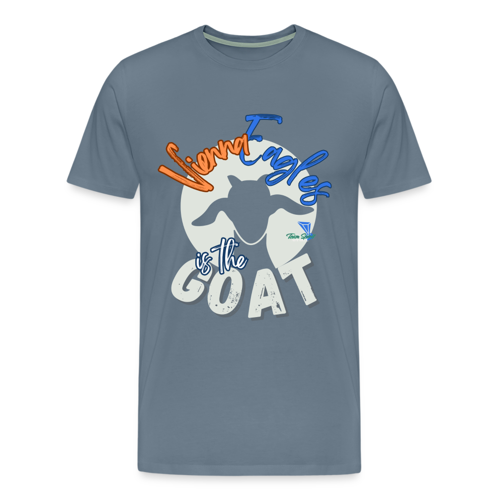 Vienna Eagles Goat Premium T-Shirt - steel blue