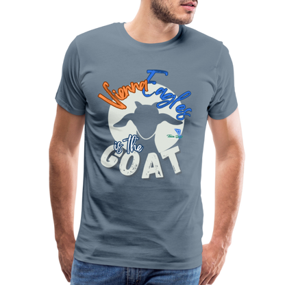 Vienna Eagles Goat Premium T-Shirt - steel blue