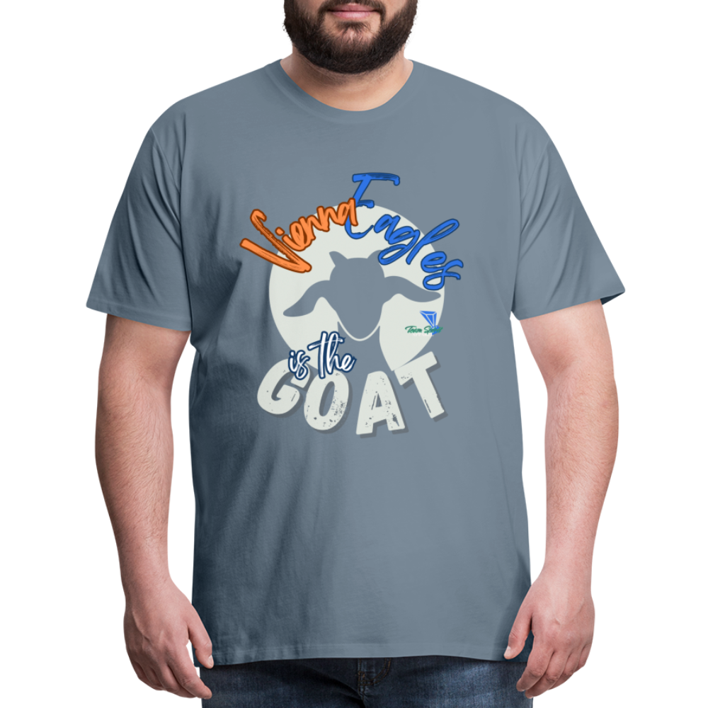 Vienna Eagles Goat Premium T-Shirt - steel blue