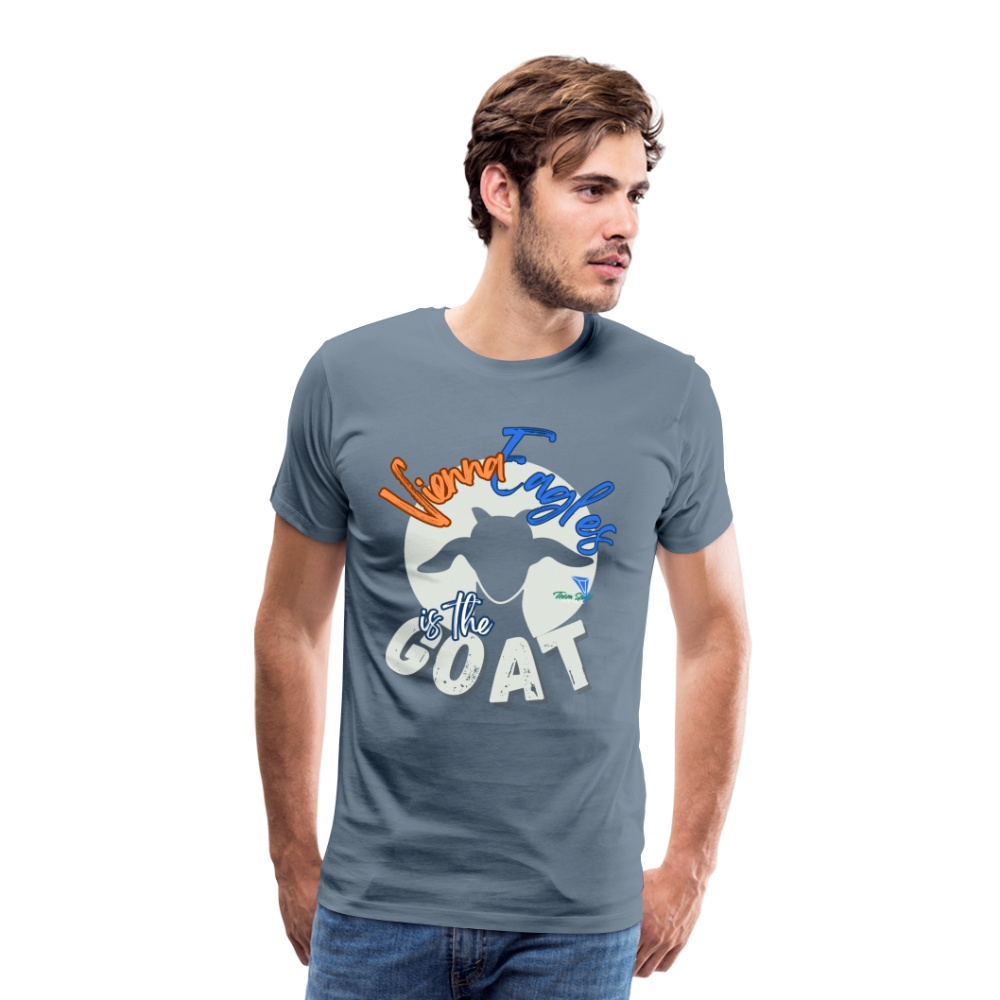 Vienna Eagles Goat Premium T-Shirt - steel blue