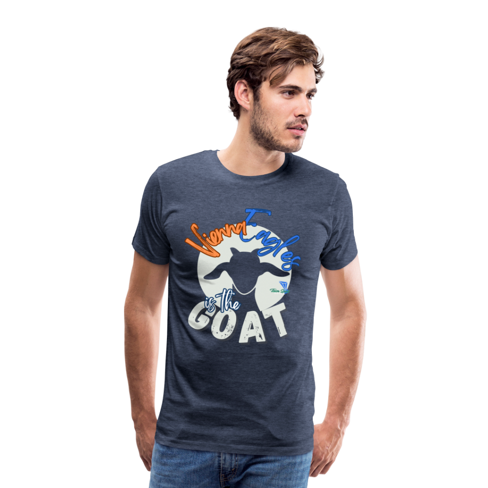 Vienna Eagles Goat Premium T-Shirt - heather blue