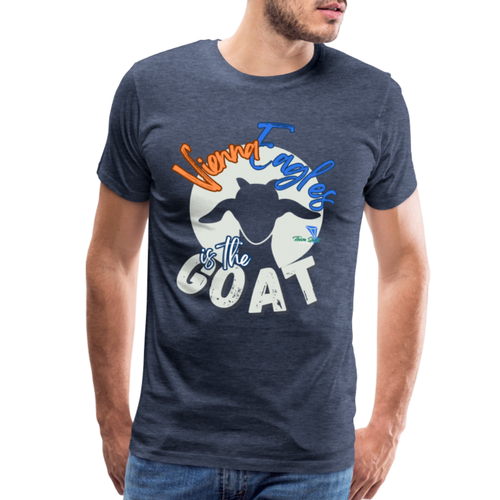 Vienna Eagles Goat Premium T-Shirt - heather blue