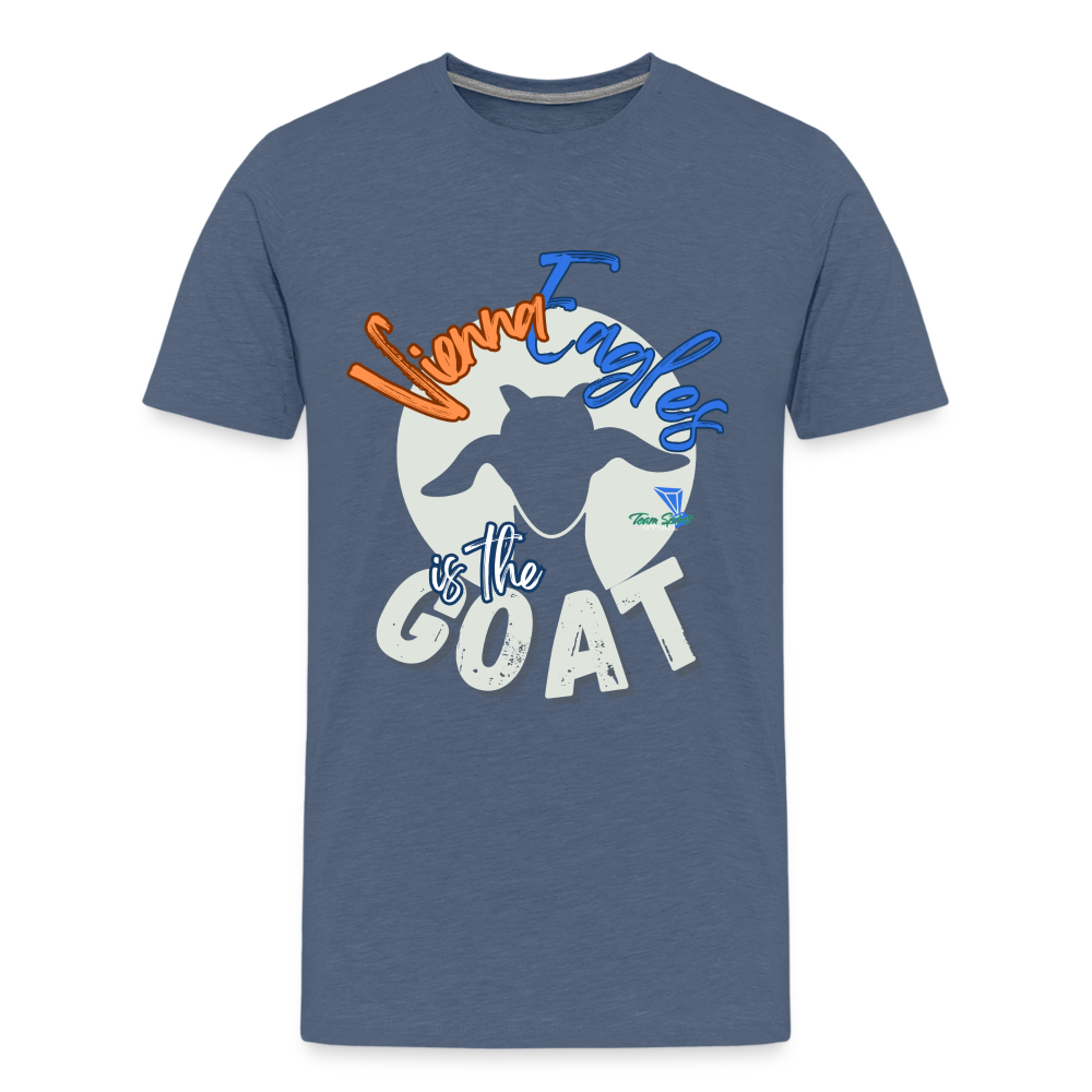 Vienna Eagles Goat Premium T-Shirt - heather blue