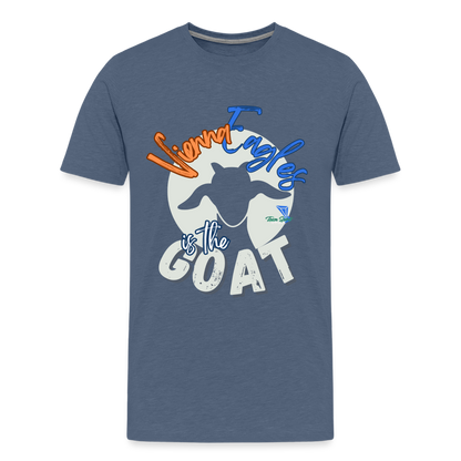 Vienna Eagles Goat Premium T-Shirt - heather blue