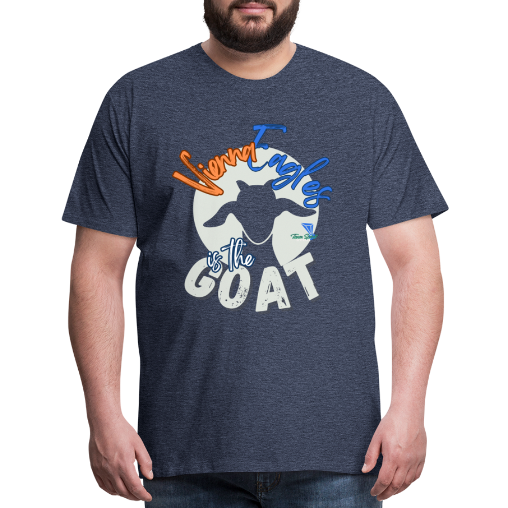 Vienna Eagles Goat Premium T-Shirt - heather blue