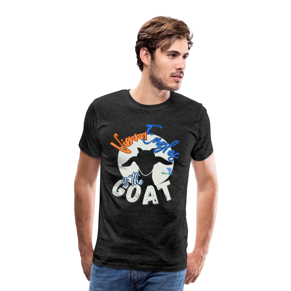 Vienna Eagles Goat Premium T-Shirt - charcoal grey