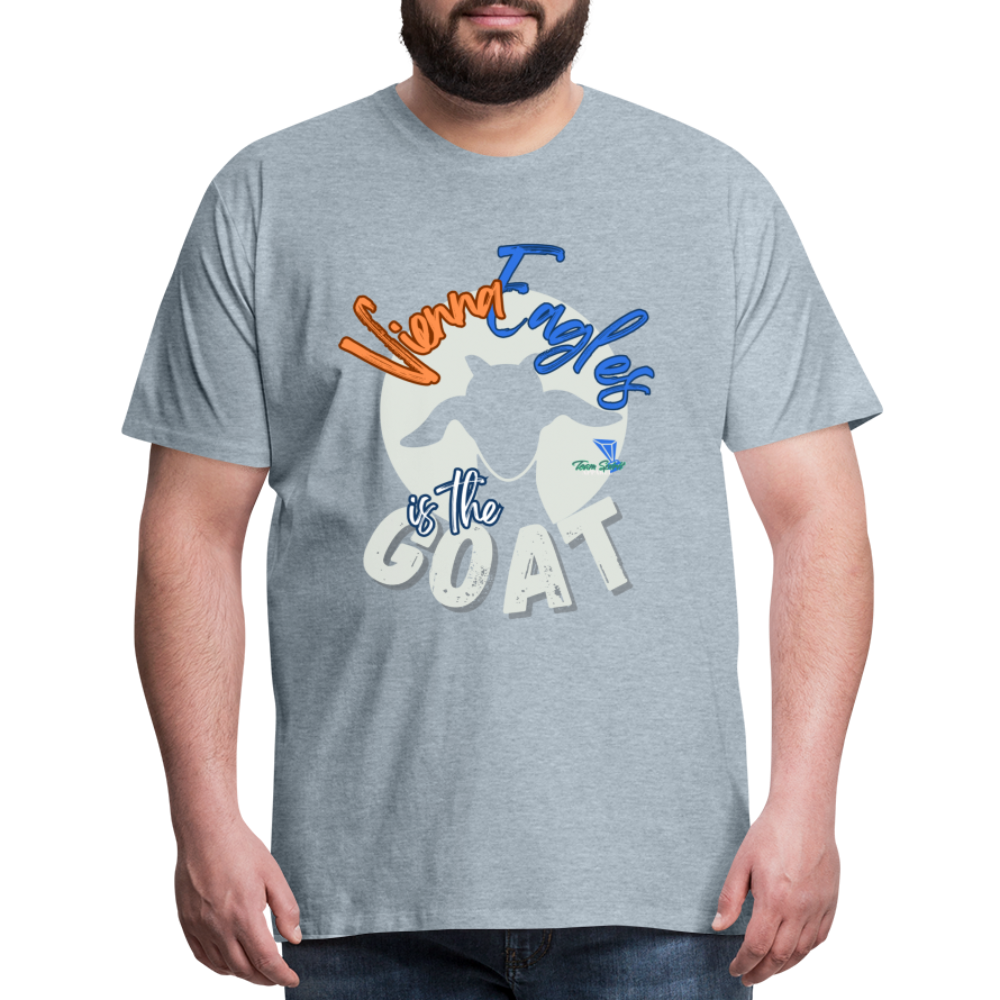 Vienna Eagles Goat Premium T-Shirt - heather ice blue