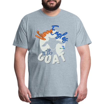 Vienna Eagles Goat Premium T-Shirt - heather ice blue