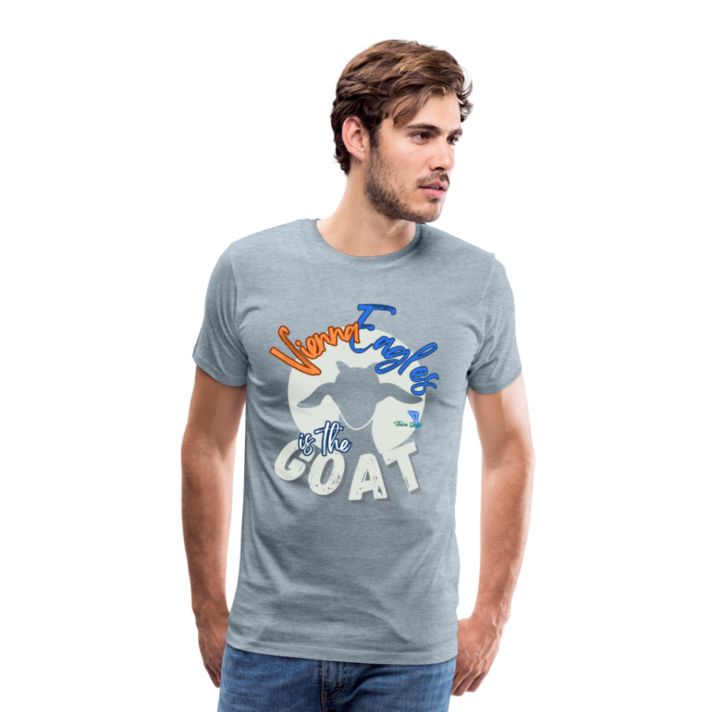 Vienna Eagles Goat Premium T-Shirt - heather ice blue