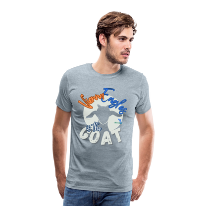 Vienna Eagles Goat Premium T-Shirt - heather ice blue