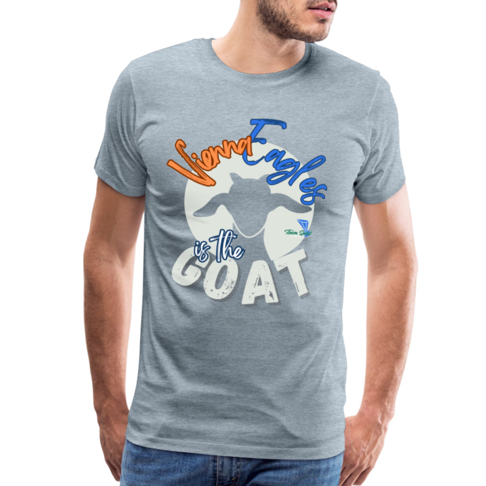 Vienna Eagles Goat Premium T-Shirt - heather ice blue