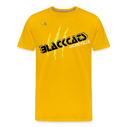 Goreville Blackcats Unisex Premium T-Shirt - sun yellow