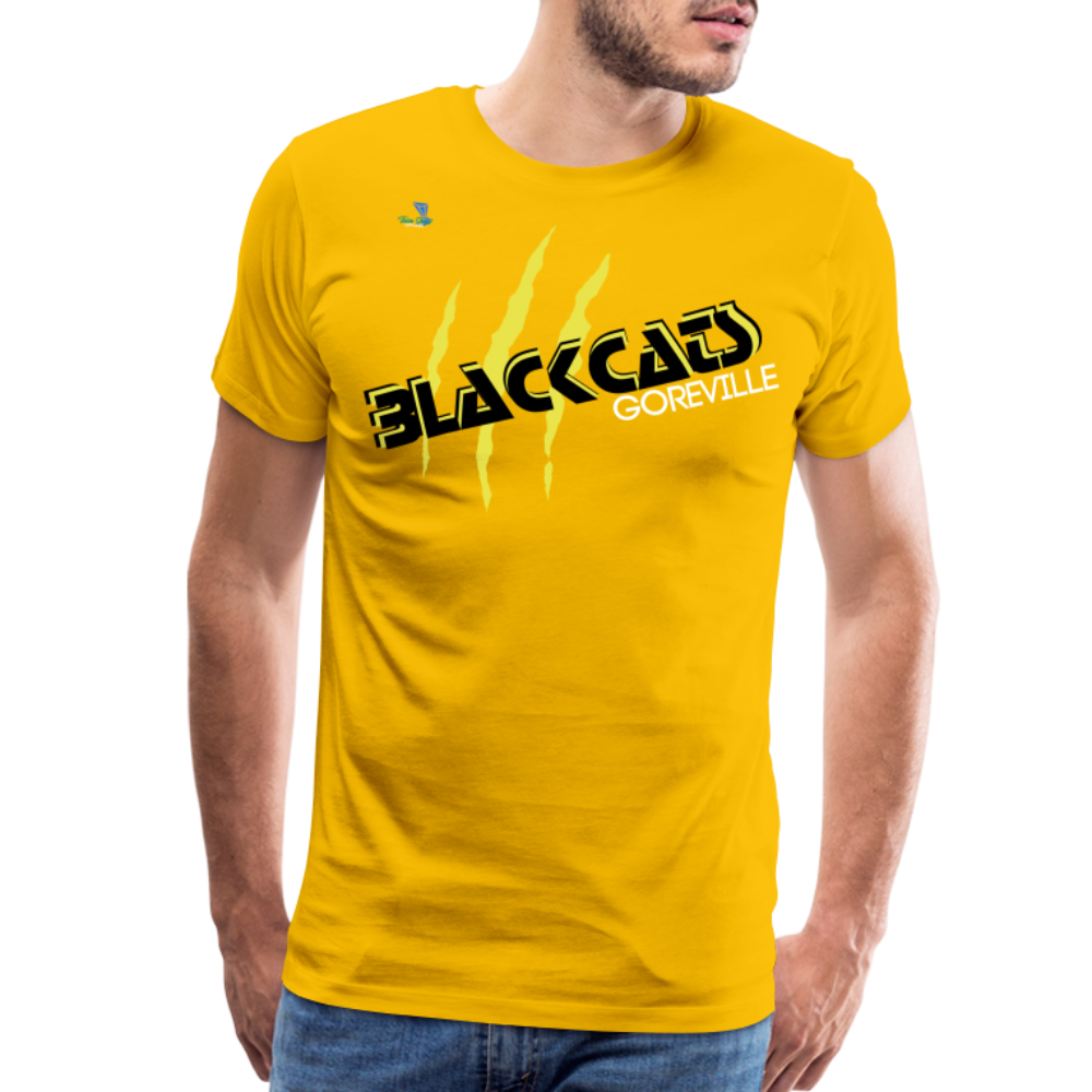 Goreville Blackcats Unisex Premium T-Shirt - sun yellow