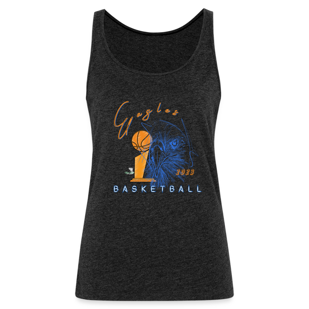 New 2023 Vienna Eagles Basketball Premium Tank - charcoal grey