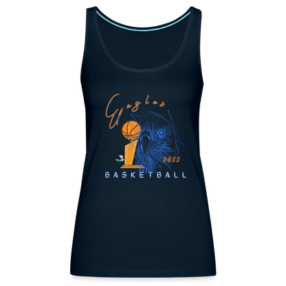 New 2023 Vienna Eagles Basketball Premium Tank - deep navy