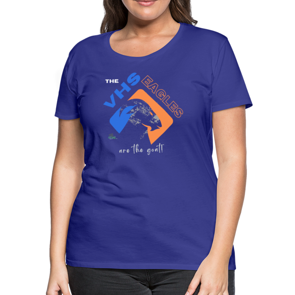 Vienna Eagles “The  Goat” Women’s Premium T-Shirt - royal blue